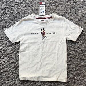 NWT - Tommy Hilfiger Kids Mickey Mouse Cream Tee - 5
